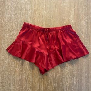 Victoria Secret silk sleep shorts